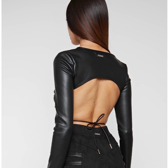 Maniere De Voir Vegan Backless top - Picture 4 of 4